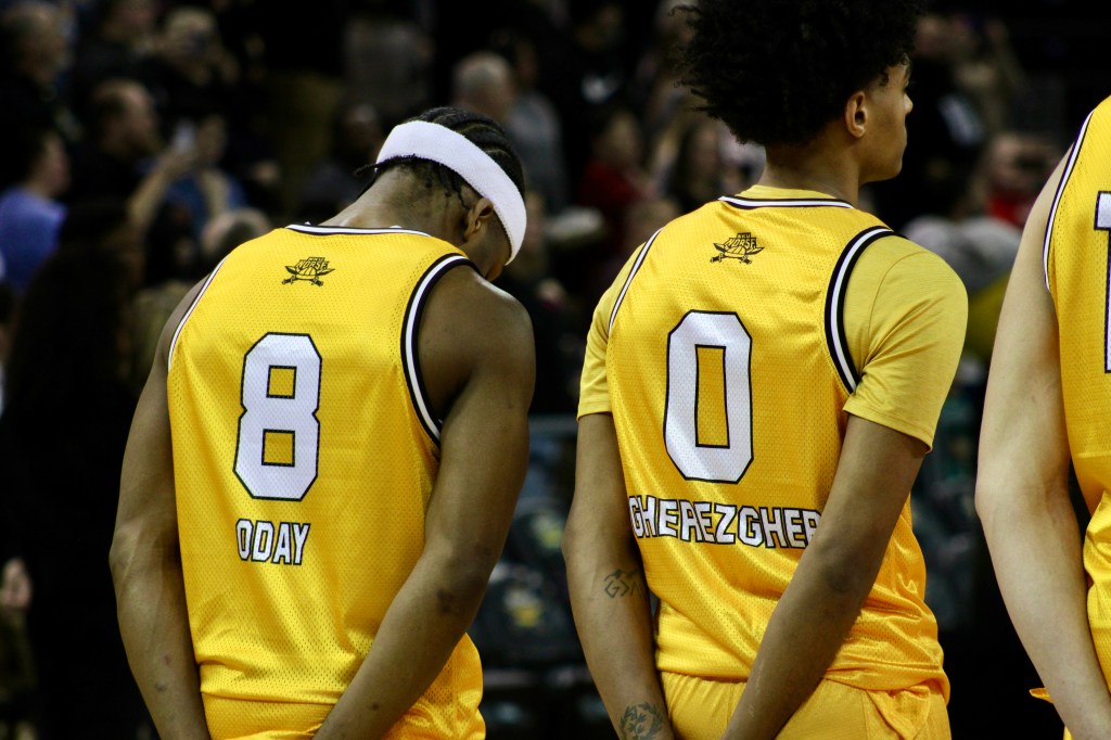 Dan Gherezgher and Donovan Oday pregame Saturday Feb 7th 