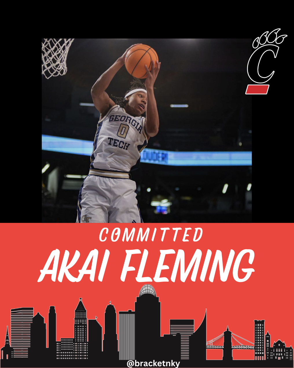 Akai Fleming Commits to Cincinnati: What the Georgia Tech Transfer Brings to the Bearcats