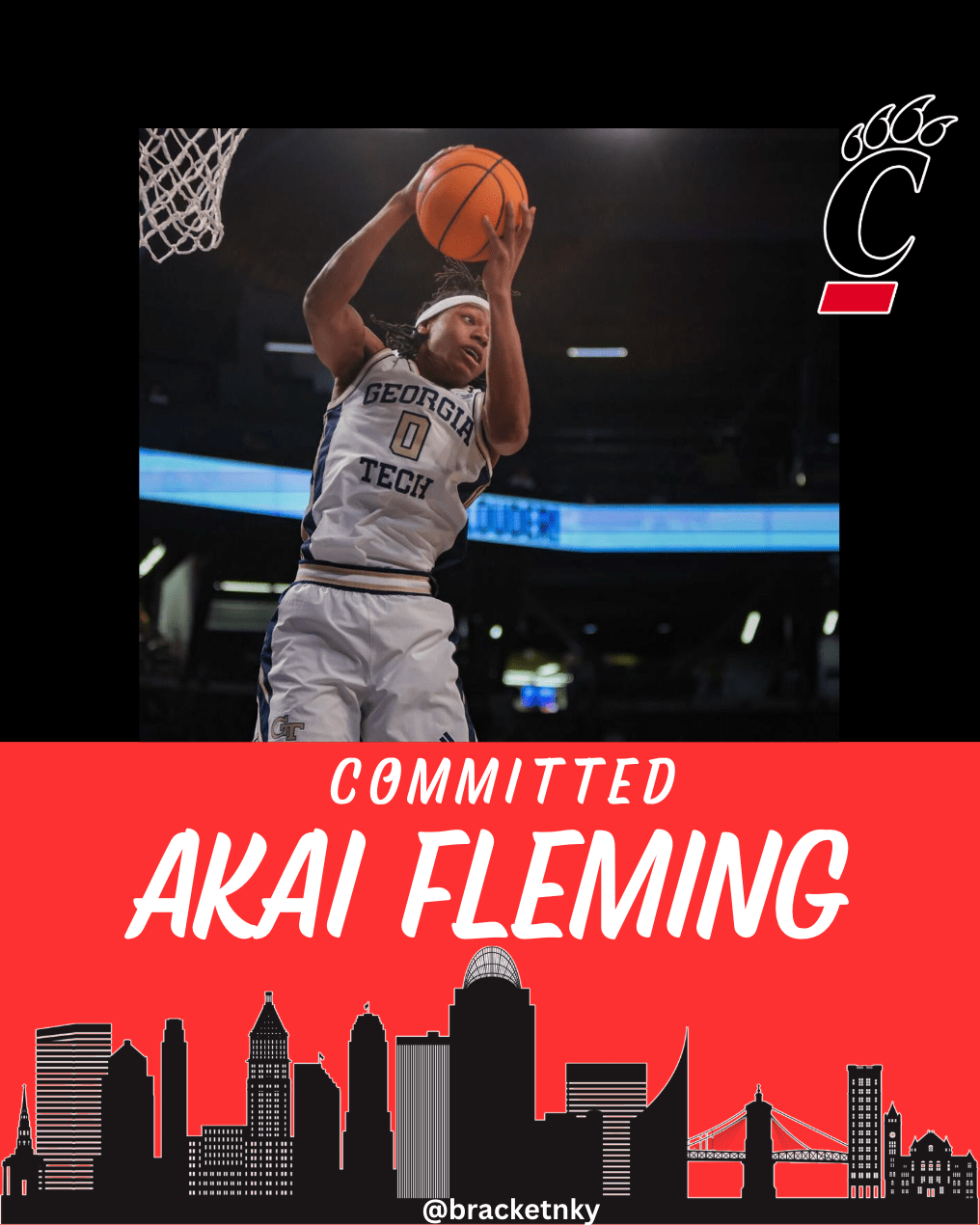 Akai Fleming Commits to Cincinnati: What the Georgia Tech Transfer Brings to the&nbsp;Bearcats