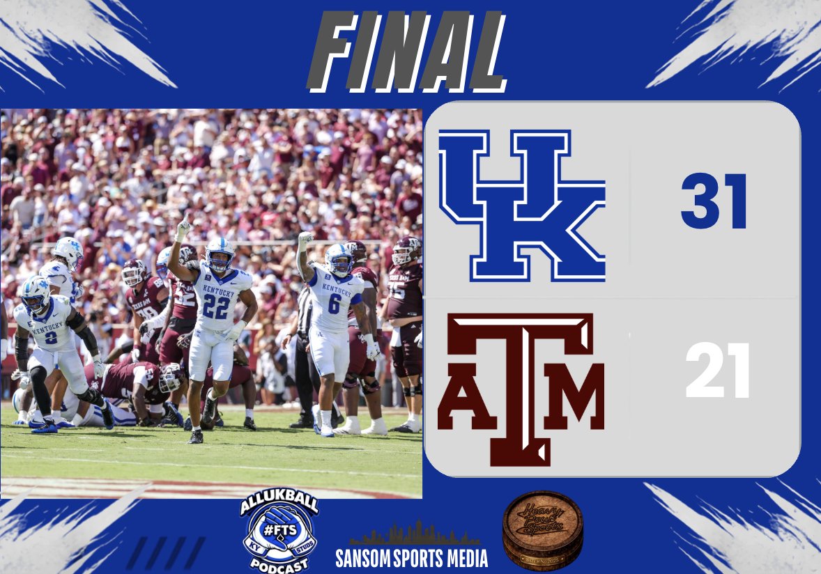 Kentucky Stuns No. 9 Texas A&M in College Station Behind Dominant Third Quarter